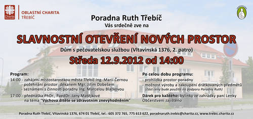 Pozvánka Poradny Ruth