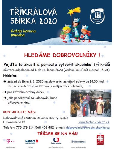 Hledáme koledníky pro TKS 2020