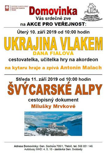 Ukrajina a Alpy v Domovince