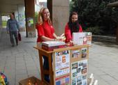 Akce cihla 2013  - stanoviště na Komenského nám. 