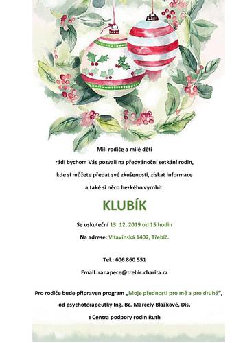 Vánoční Klubík 2019