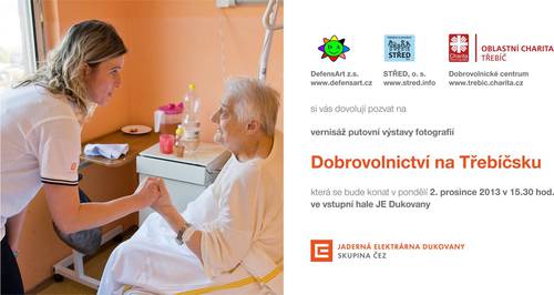 Pozvánka na zahájení výstavy DOBROVOLNICTVÍ na Třebíčsku 2.12. v 15.30 h.