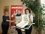 Předání pomůcek Mgr. Marcelou Kryski z firmy DMA Praha