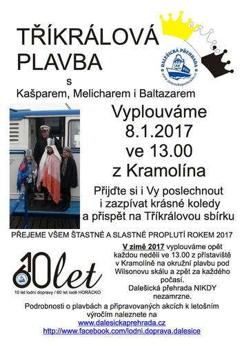 Tříkrálová plavba 8. 1. 2017
