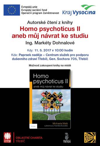 Homo psychoticus - 11.5.2017 Paprsek-plakátek