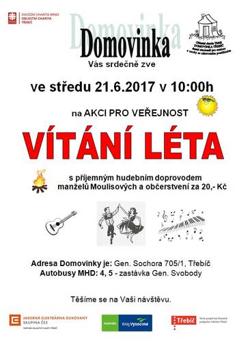 Vítání léta v Domovince 21. 6. 2017