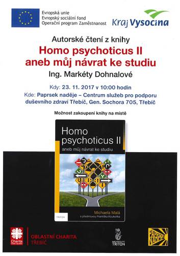 Homo psychoticus II - 23.11.2017 plakát