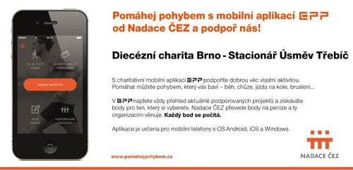 Pomáhej pohybem k novému autu pro stacionář Úsměv