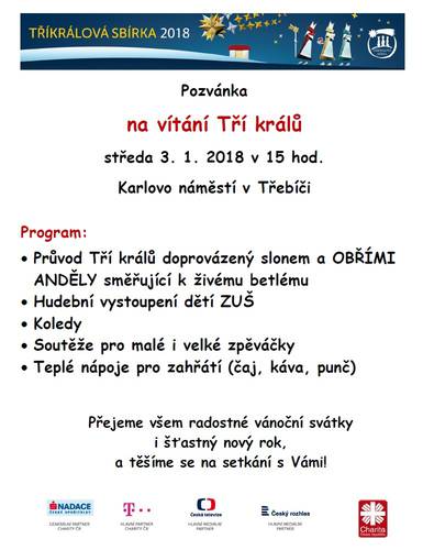 Pozvánka na náměstí 3. 1. 2017