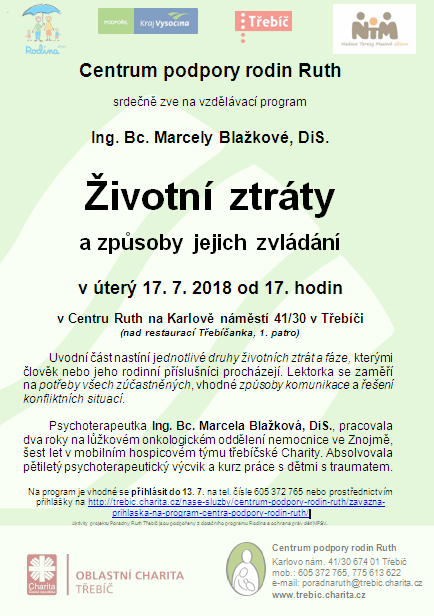 Životní ztráty - plakát