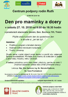 Den pro maminky a dcery - plakát
