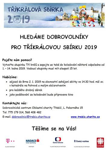 Hledáme dobrovolníky pro TKS 2019