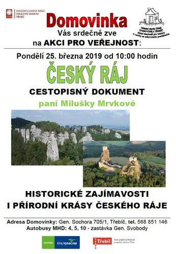 Domovinka - Český ráj 25. 3. 2019